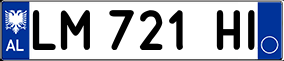 Truck License Plate